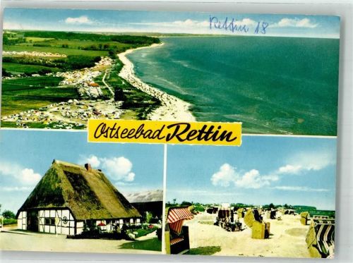 Rettin Fliegeraufnahme Schwimmbad Strand