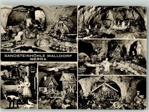 Walldorf 1974 Sandsteinhöhle Märchen und Sagenhöhle