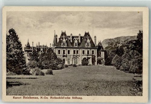 Reichenau 1928 Schloss der Rothschildschen Stiftung