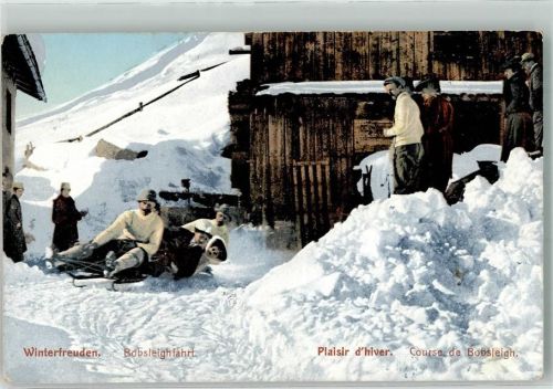 1909 Winter Viererbob Rennen R.F.B. No. 2813