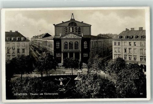 München 1930 Theater am Gärtnerplatz