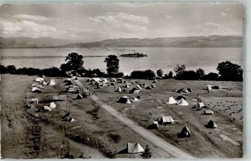 88079 W7993 Kressbronn am Bodensee Gebrauchsspuren Vogelschau Campingplatz