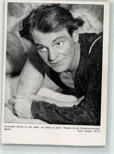 Berlin Mitte 1950 Alexander Moissi in Zu wahr um schön zu sein im Theater an der Stresemannstraße Fotograf Saeger
