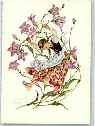 sign. Schwarz-Torinos Anna-Maria Wiesenglockenblumen AKV 8412