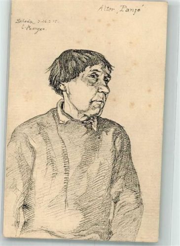 1915 Alter Panje sign. Berger