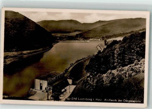 Bad Lauterberg 1942 Odertalsperre Kraftwerk