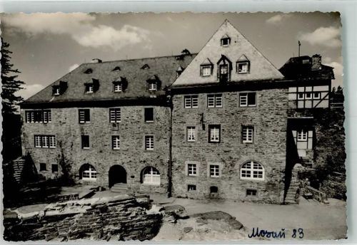 Monschau Jugendherberge Burg Monschau Foto Original aus Archiv eines Ansichtskartenverlags Ort handschriftlich