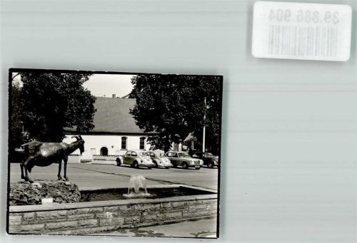 Kipfenberg Denkmal Ziege VW Käfer Merceds Ort handschriftlich Foto Original aus Archiv eines Ansichtskartenverlags