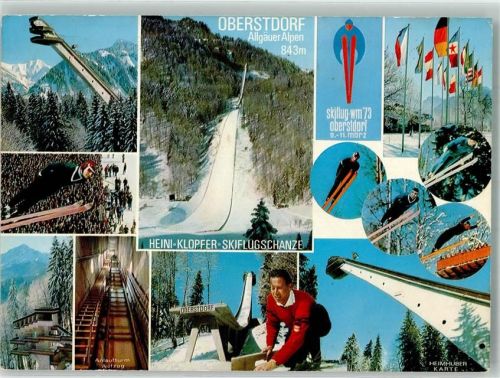 Oberstdorf Skiflugschanze Fahnen