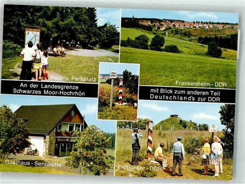 Frankenheim DDR Grenze Stempel: Hochrhön Parkplatz Schwarzes Moor