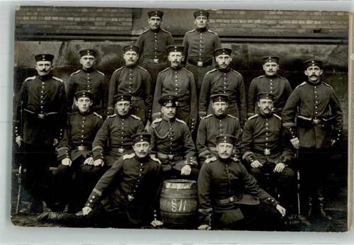 Hannover 1914 Feldpost WK I Gruppenfoto Ort lt. Stempel
