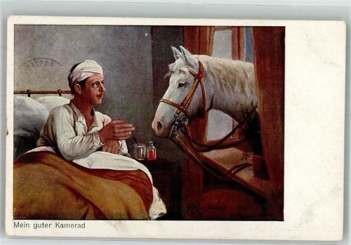 1916 Mein guter Kamerad Lazarett Schimmel Militär