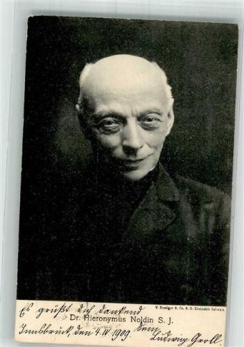 1909 Dr. Hieronymus Noldin S.J. österreichischer römisch-katholischer Moraltheologe.