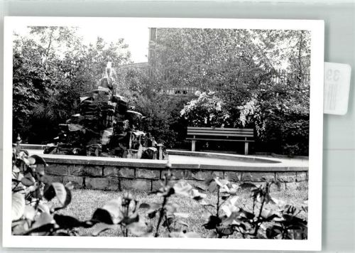Wallenrod Brunnen Bank Ort handschriftlich Foto Original aus Archiv eines Ansichtskartenverlags