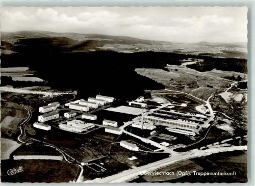 Oberviechtach 1965 Fliegeraufnahme Kaserne Truppenunterkunft
