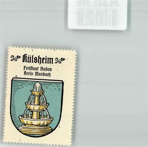 Külsheim Freistaat Baden Kreis Mosbach