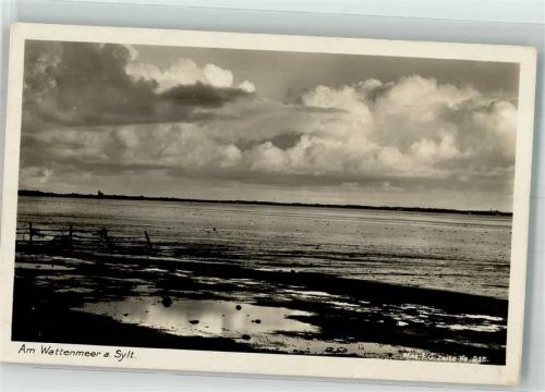 Westerland 1934 Wattenmeer bei Sylt Fotograf Zeitz No. 215 Ort lt. Stempel
