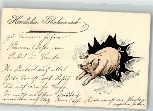 1899 Glückwunsch