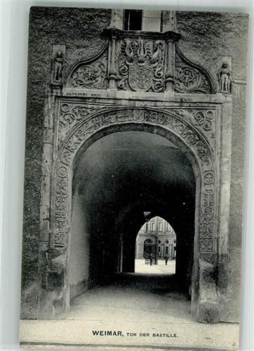 Weimar 1907 Torportal der Bastille Verlag Zedler & Vogel 1771
