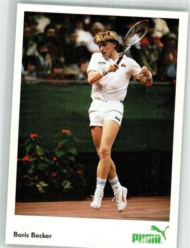 Der junge Boris Becker für Puma Werbung