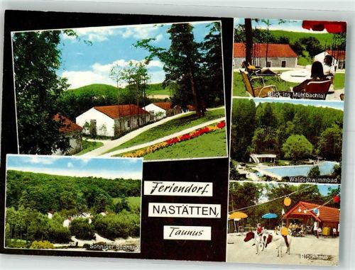 Nastätten Feriendorf Waldschwimmbad Ponyreiten am Blockhaus Mühlbachtal