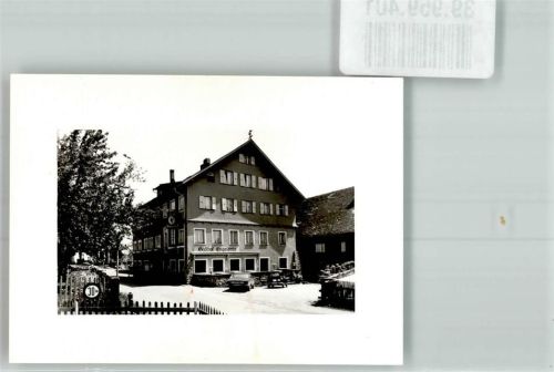 Rettenberg Gasthaus Auto Ort handschriftlich Foto Original aus Archiv eines Ansichtskartenverlags