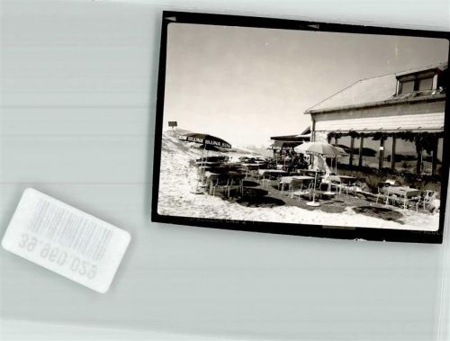 Hochries Gipfelhaus Gasthaus Ort handschriftlich Winter Foto Original aus Archiv eines Ansichtskartenverlags