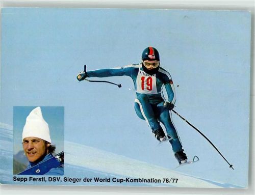 Seppl Ferstl Sieger World Cup 1976/77