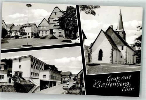 Battenberg Kirche Oldtimer
