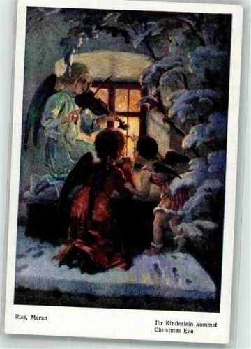 Weihnachten Geige sign. Riss Meran PTM Nr.3215