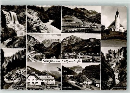 Weißbach Weißbachschlucht Wasserfall Alpenhotel Mauthäusl Gletschergarten St. Vinzenz Kirche