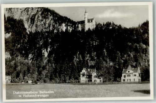 Hohenschwangau Schloss Dikaonissenheim Bathanien Foto AK