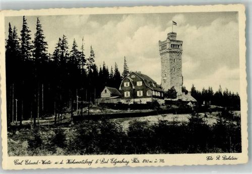 Elgersburg 1934 Foto Bechstein Aussichtsturm Carl Eduar-Warte Hohenwartskopf