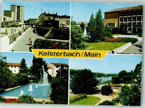 Kelsterbach Innenstadt Rathaus Parkanlagen am Main