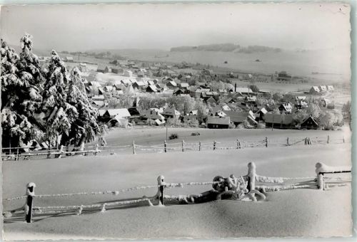 Usseln Der Ort im Winter Ort handschriftlich Foto Original aus Archiv eines Ansichtskartenverlags