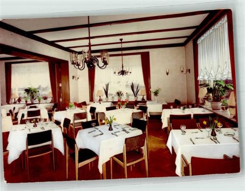 Usseln Hotel zur Post Gaststube Ort handschriftlich Foto Original aus Archiv eines Ansichtskartenverlags