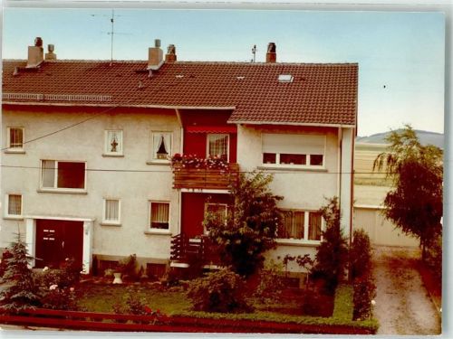 Rüdesheim Mehrparteienhaus Foto Original aus Archiv eines Ansichtskartenverlags Ort handschriftlich