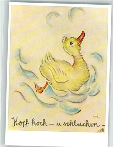 Ente in den Wellen Verlag Josef Müller Nr. 14289