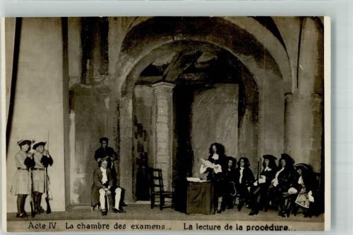 Szene aus der Oper Davel Akt IV von René Morax und Gustave Doret Fotograf James Perret