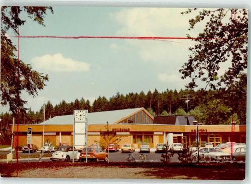 Penzberg Schwimmbad Auto VW Käfer Ort handschriftlich Foto Original aus Archiv eines Ansichtskartenverlags