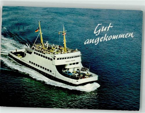 Wyk 1979 Fähre M.S. Insel Föhr