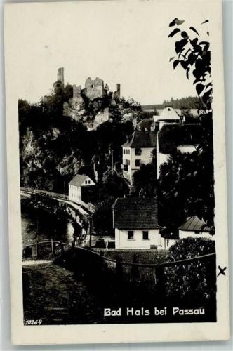 Hals 1932 mit Burgruine Hals Fotograf Alois Alt