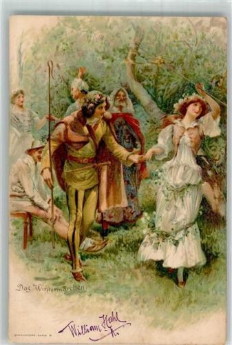 1901 Szene aus Das Wintermärchen