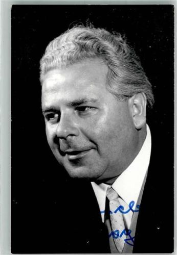 Portrait von Richard Kogel mit Autogramm