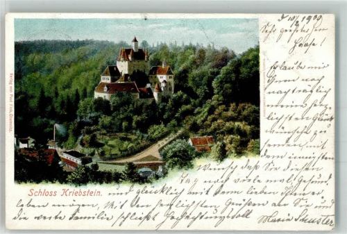 Waldheim 1900 Schloss Kriebstein
