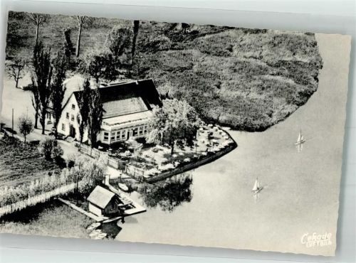 Seeburg Fliegeraufnahme vom Gasthaus Graf Isang am Seeburger See