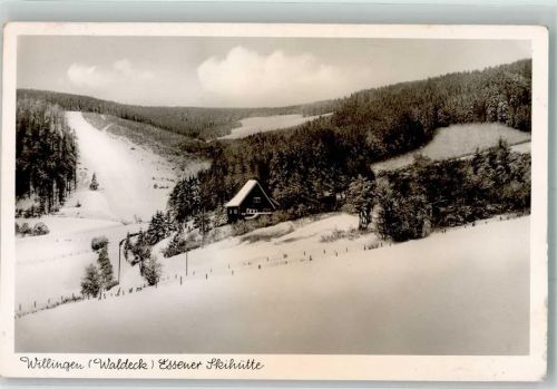 Willingen Essener Skihütte Verlag Thoericht Nr. 20035 Notopfermarke Bahnpost Soest