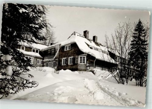 Willingen Hotel Stryckhaus im Winter Ort handschriftlich Foto Original aus Archiv eines Ansichtskartenverlags