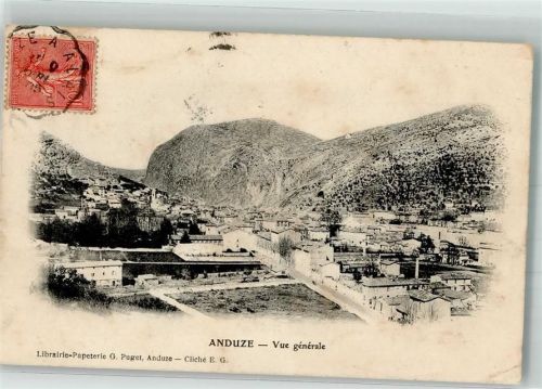 Anduze 1905 Briefmarke Bildseite