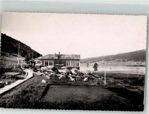 39220 Les Rousses 1954 Foto AK Pension Le Chalet du Lac